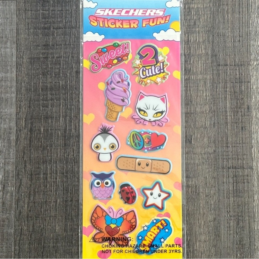 💞 New Skechers Girly Dimensional Scrapbooking Craft Stickers